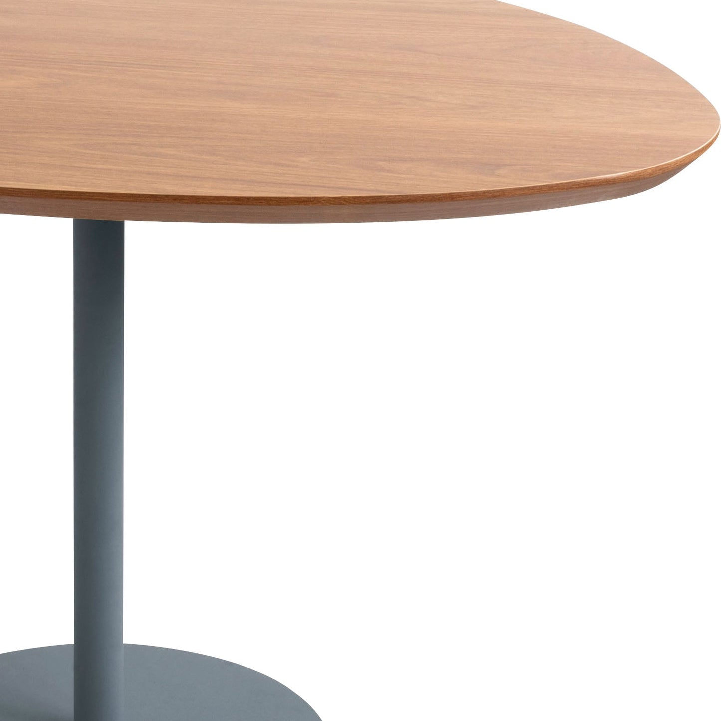 Reembalado - Mesa de Jantar Orgânica para 4 Lugares Oriana 120 cm - Natural c/ Azul Névoa