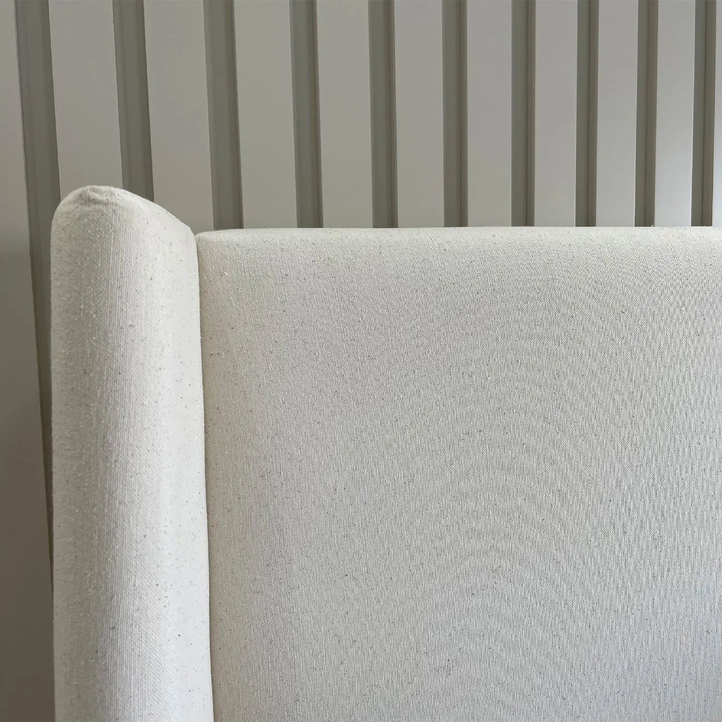 Reembalado - Cabeceira Queen Estofada Liya 175 cm - Linho Off White