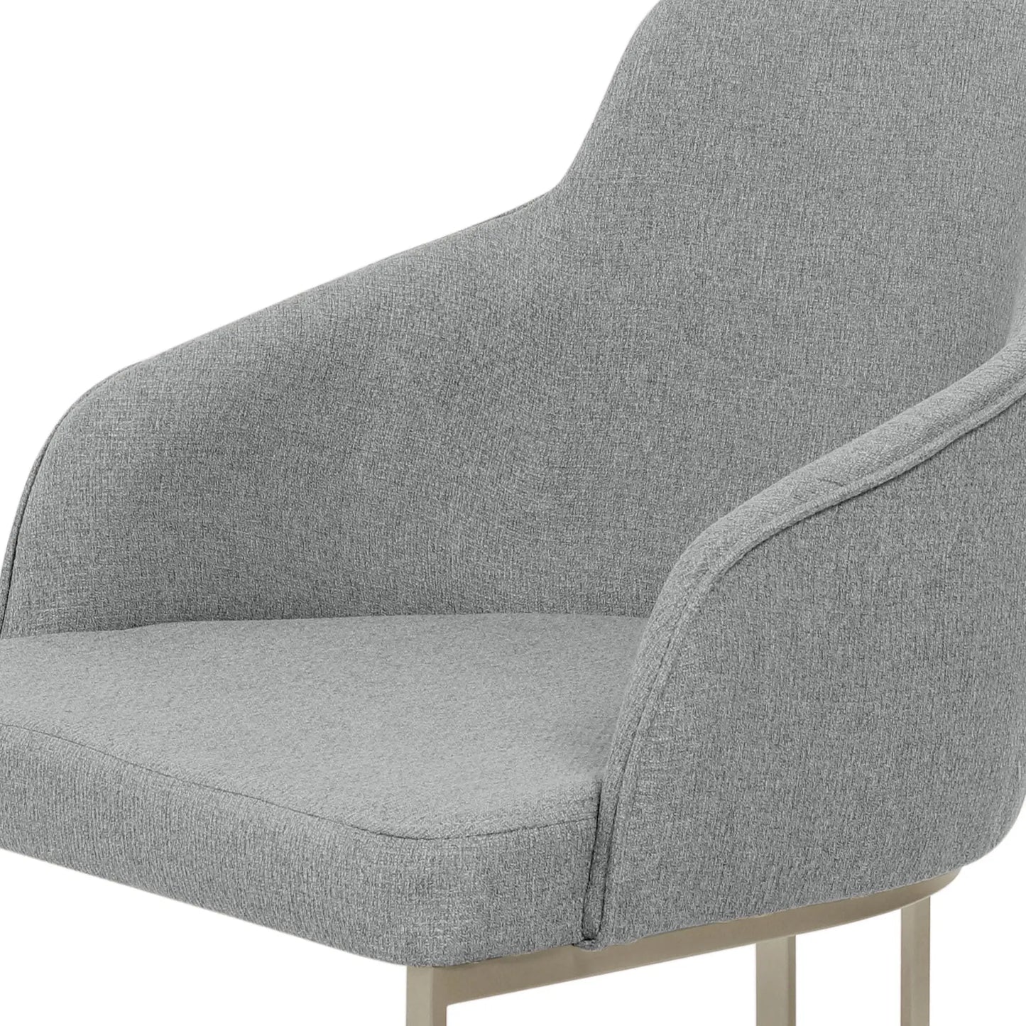 Reembalado - Cadeira Albany - Champanhe c/ Stone Carbono