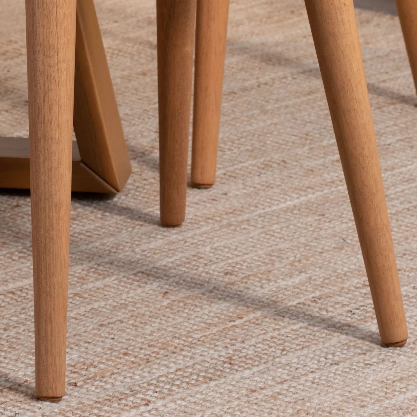 Reembalado - Cadeira Drop Linho - Off White - Cobre - Cinamomo