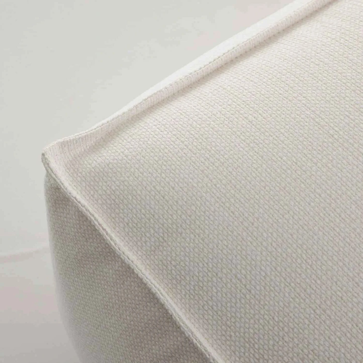 Reembalado - Puff Apoio Retangular Outdoor Railay Off White 90 cm