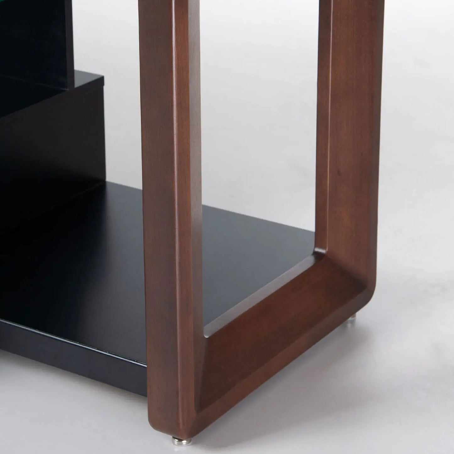 Mostruário - Rack Carter 189 cm - Imbuia c/ Preto Touch