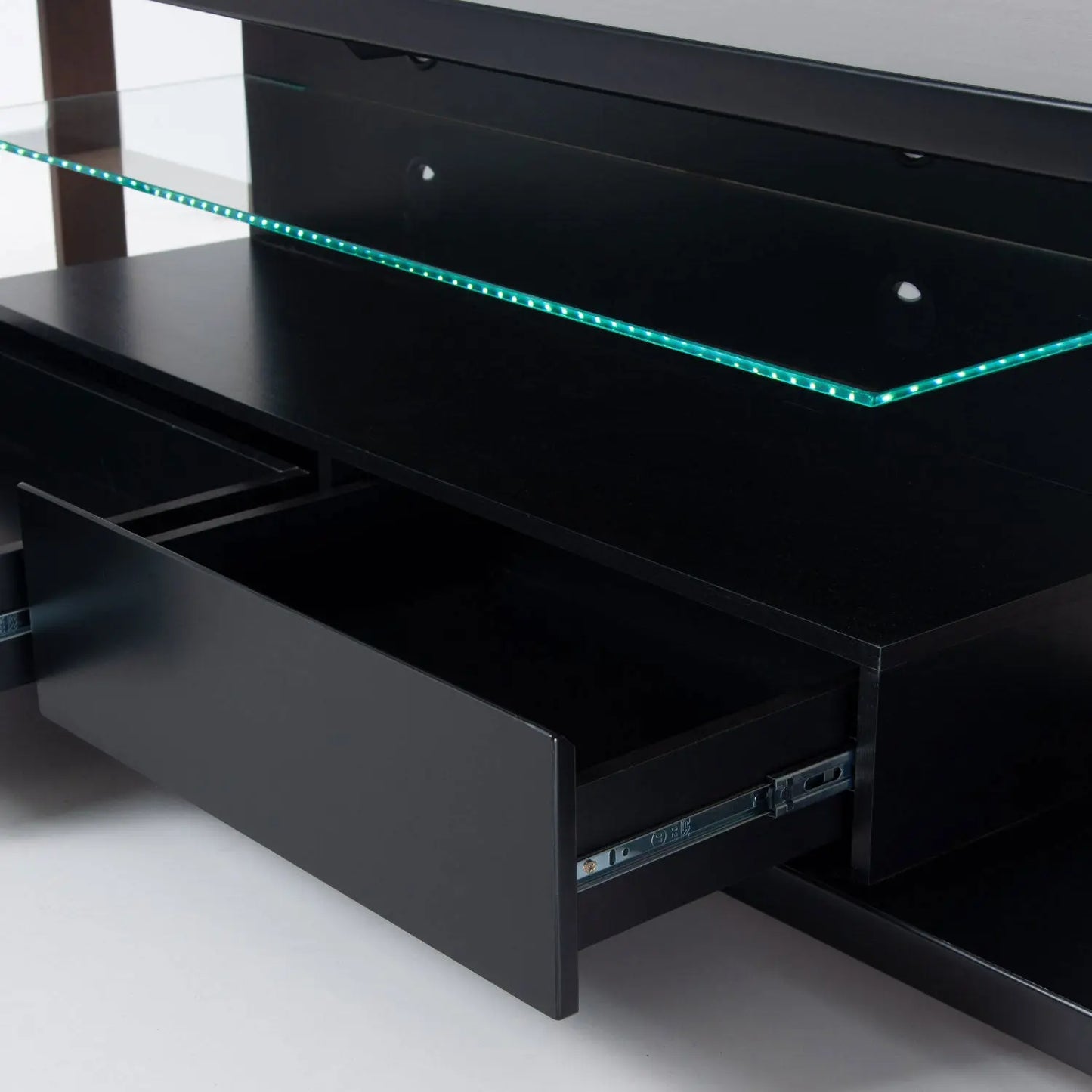 Mostruário - Rack Carter 189 cm - Imbuia c/ Preto Touch