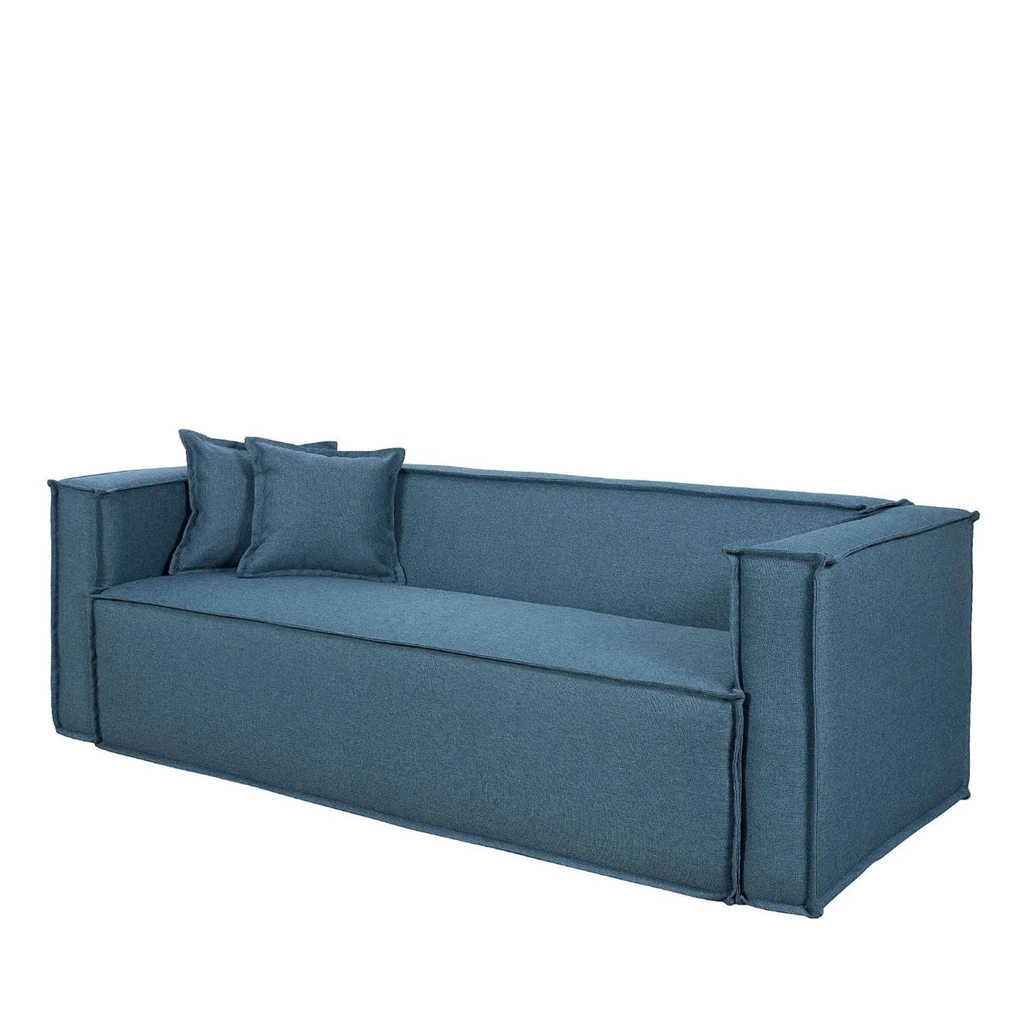 Reembalado - Sofá Freddo 205 cm - Linho Azul Safira