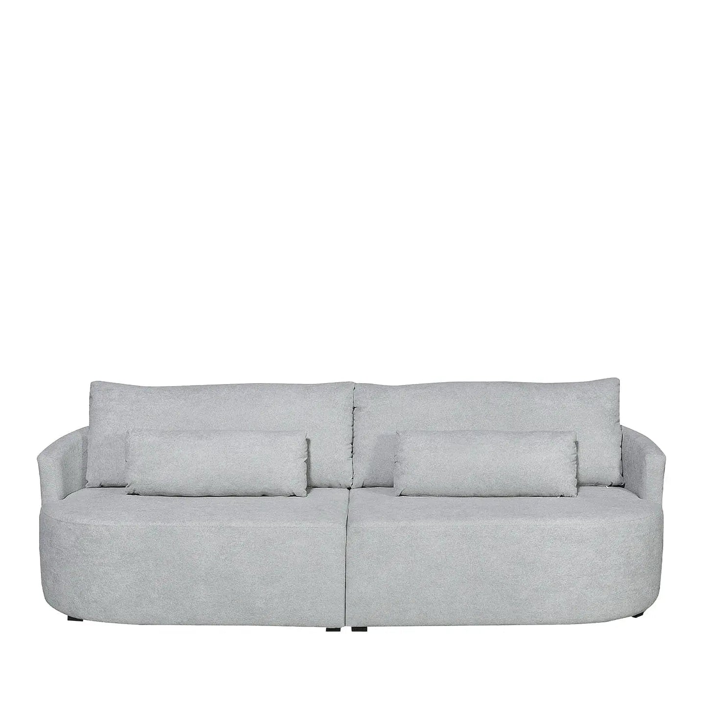 Homedock Sofá Geon 250 cm - Boucle Cinza Claro Criativa