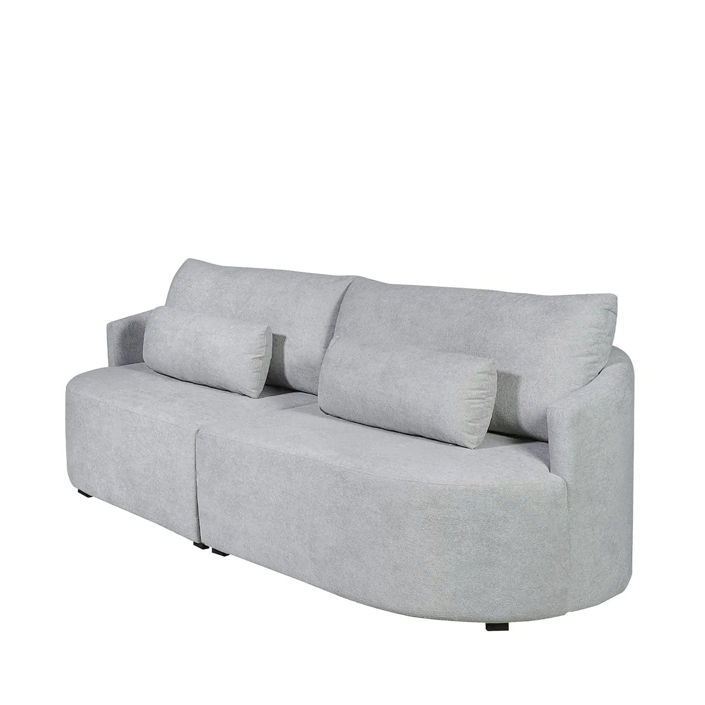 Reembalado - Sofá Geon 250 cm - Boucle Cinza Claro