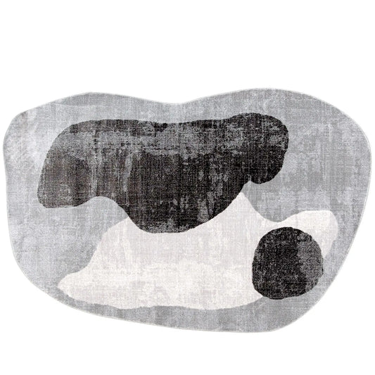 Reembalado - Tapete Orgânico Tezcan Cinza - 140 x 200 cm