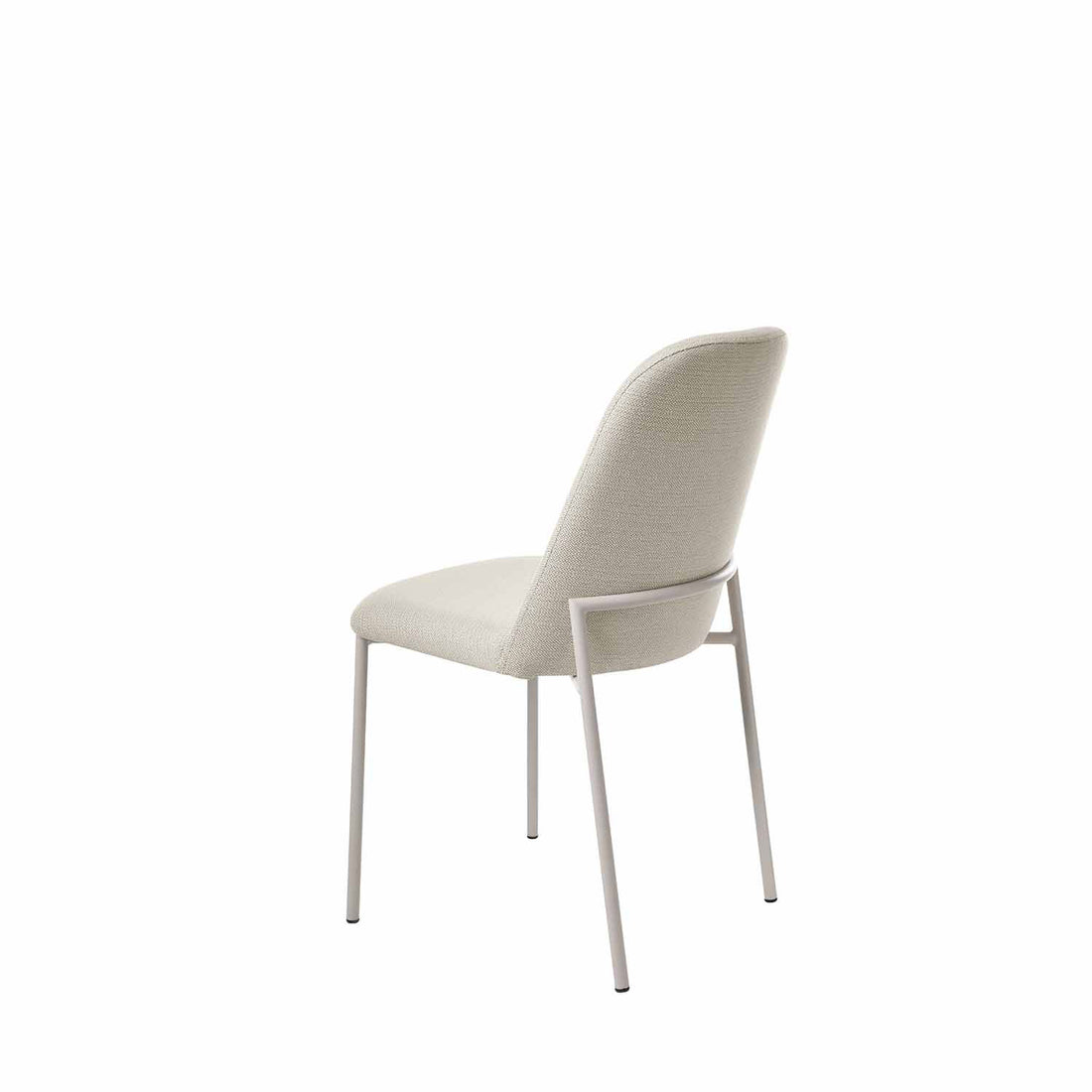 Reembalado - Cadeira Lucille - Linho Mescla Cru c/ Off White