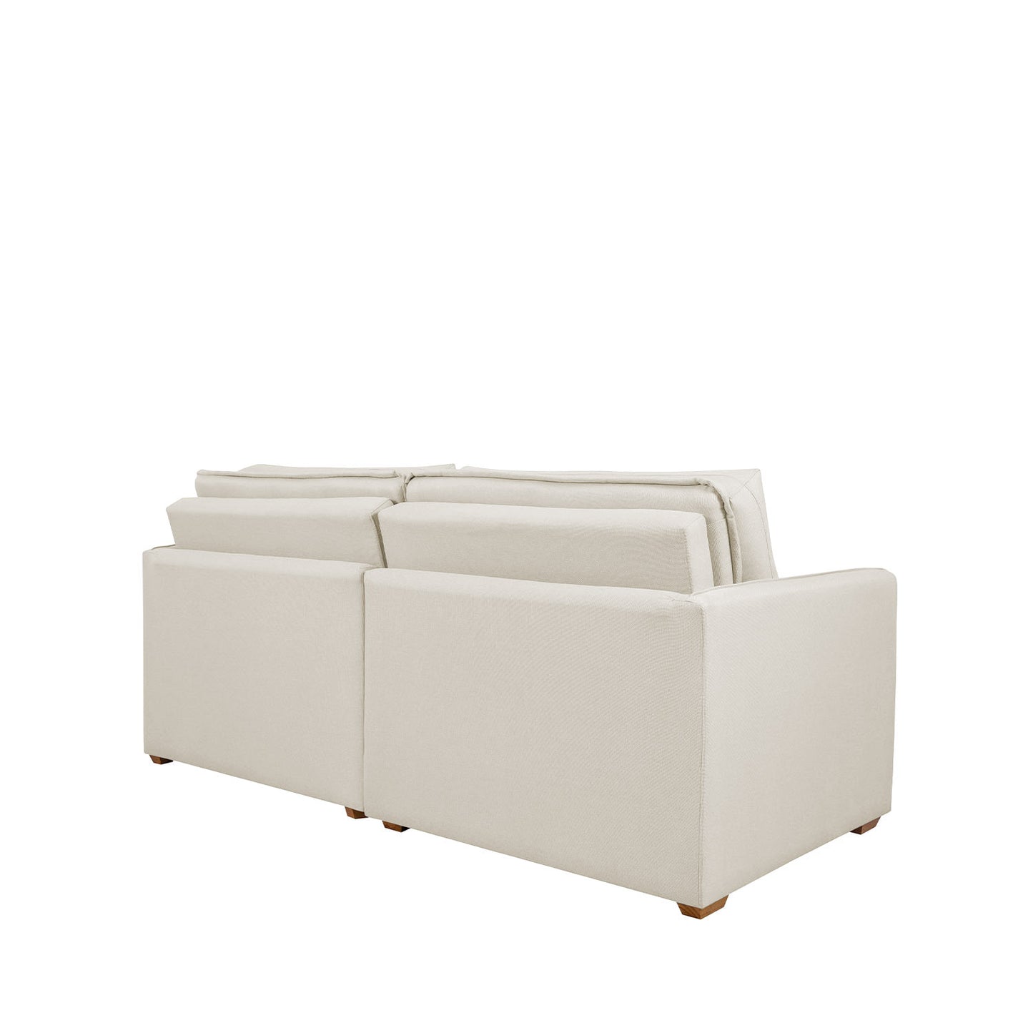 Reembalado - Sofá Cama Retrátil e Reclinável 3 Lugares Vancouver 196 cm - Linho Texturizado Off White