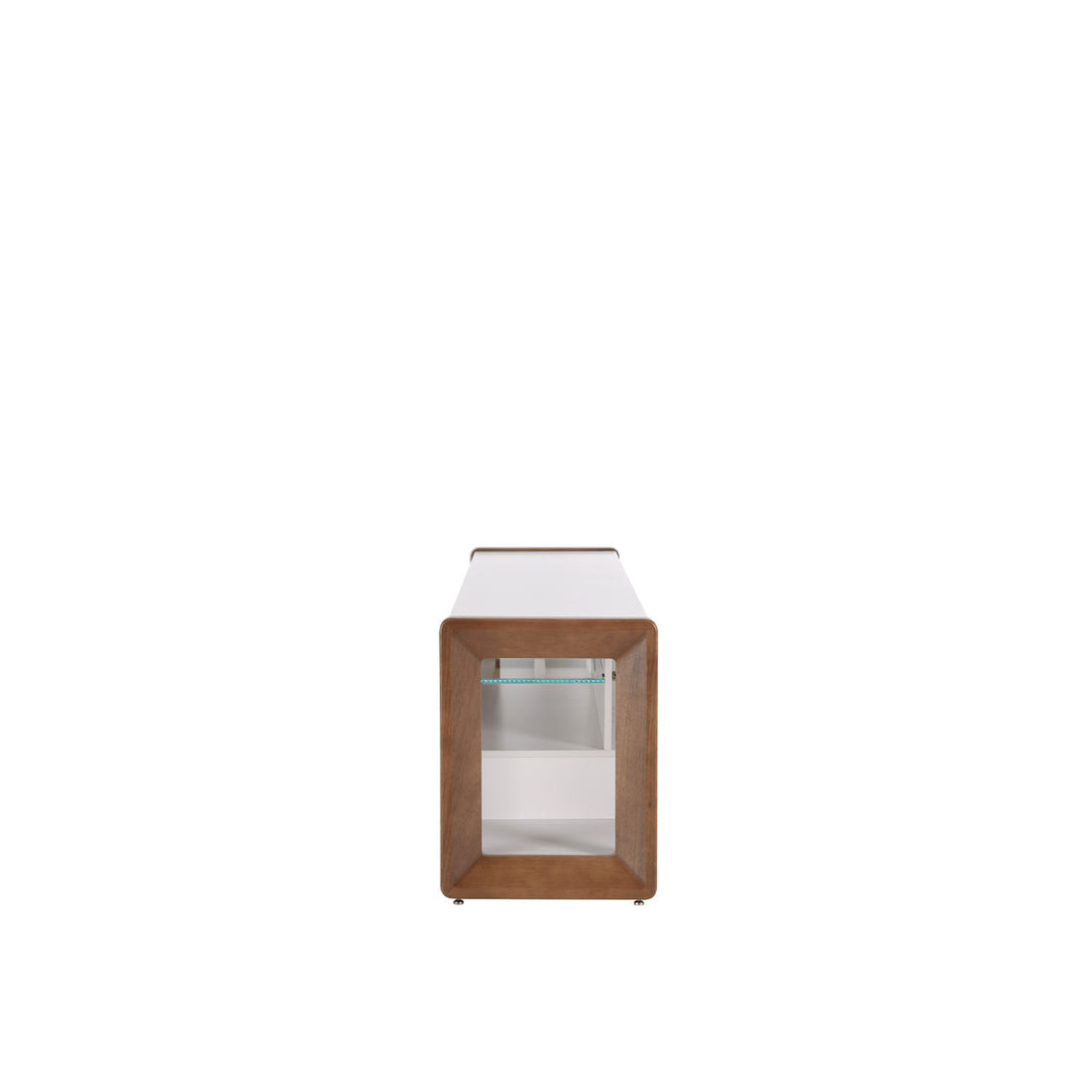 Reembalado - Rack Carter 189 cm - Off White Fosco c/ Natural