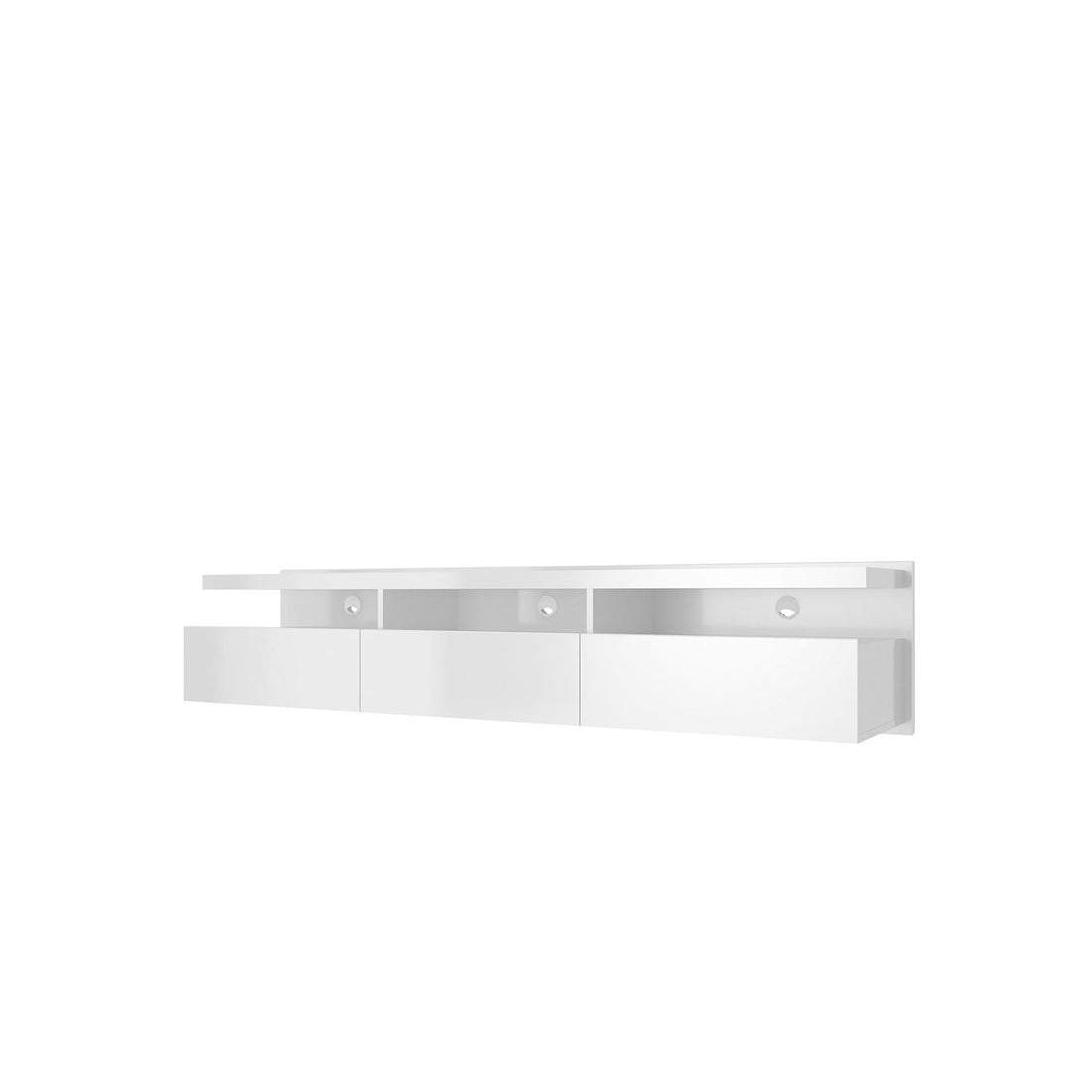 Reembalado - Rack Suspenso Horizon 181 cm - Branco Brilho