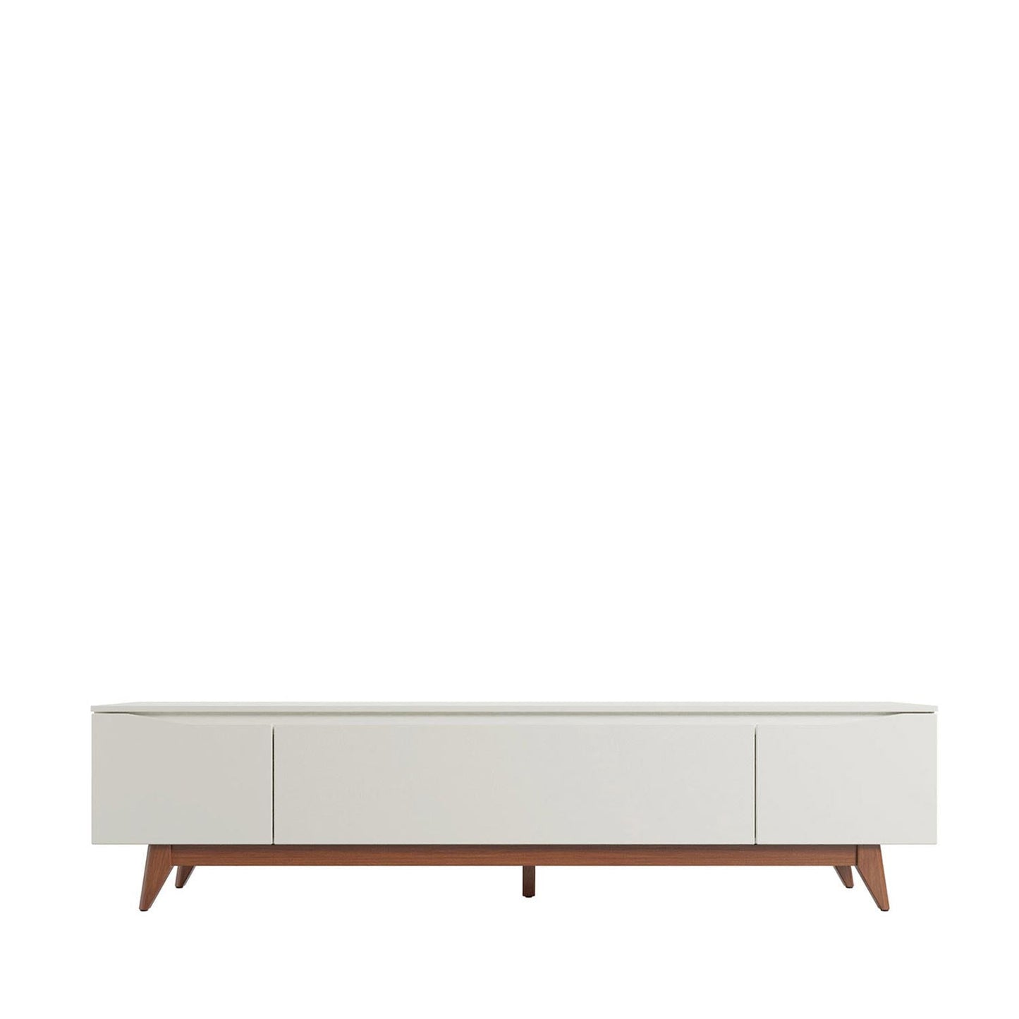 Reembalado - Rack Flynt 219 cm - Natural c/ Off White Fosco
