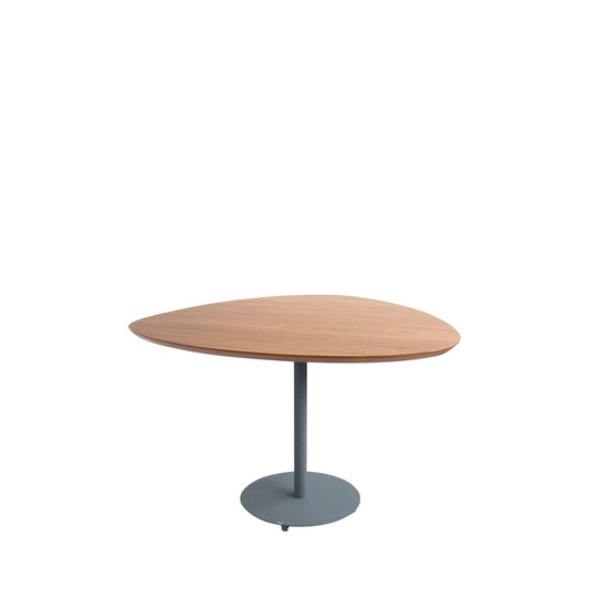 Reembalado - Mesa de Jantar Orgânica para 4 Lugares Oriana 120 cm - Natural c/ Azul Névoa