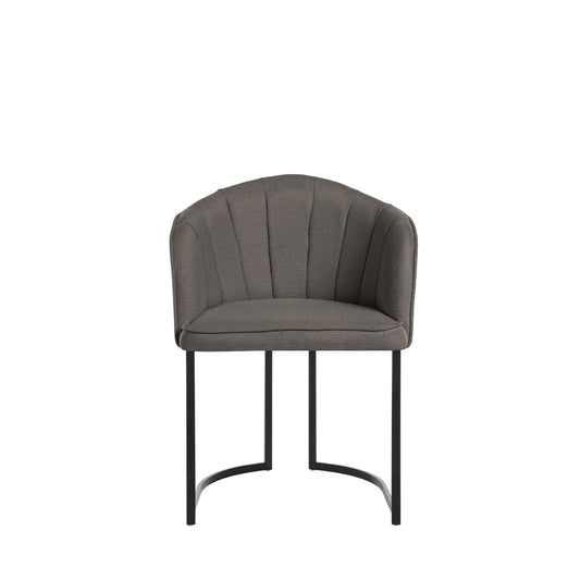 Reembalado - Cadeira Beverly Linho Onyx com Preto