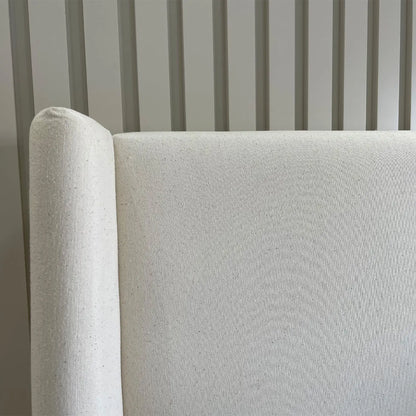 Reembalado - Cabeceira Queen Estofada Liya 175 cm - Linho Off White