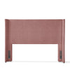 Reembalado - Cabeceira King Estofada Liya 208 cm - Linho Mescla Rosa