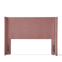 Reembalado - Cabeceira King Estofada Liya 208 cm - Linho Mescla Rosa