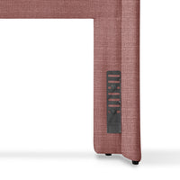 Reembalado - Cabeceira King Estofada Liya 208 cm - Linho Mescla Rosa