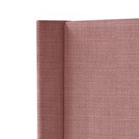 Reembalado - Cabeceira King Estofada Liya 208 cm - Linho Mescla Rosa