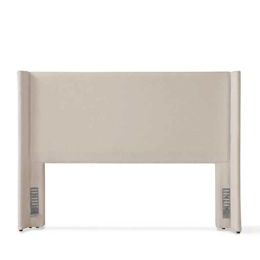 Reembalado - Cabeceira King Estofada Liya 208 cm - Linho Off White