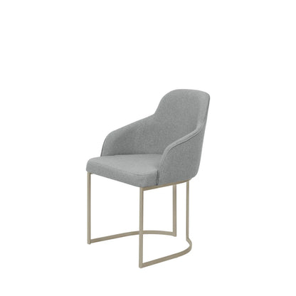 Reembalado - Cadeira Albany - Champanhe c/ Stone Carbono