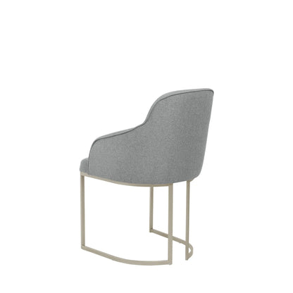 Reembalado - Cadeira Albany - Champanhe c/ Stone Carbono