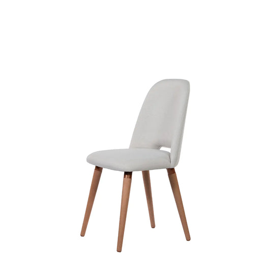 Reembalado - Cadeira Drop Linho - Off White - Cobre - Cinamomo