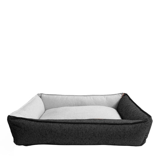 Cama Pet Pug Cinza e Preto 68 cm