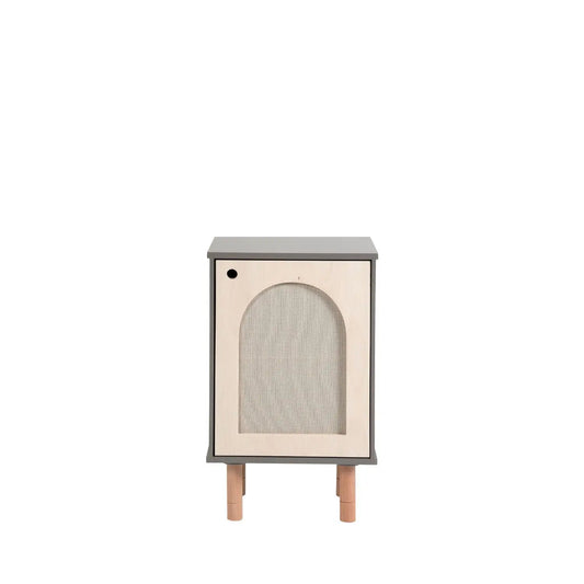 Homedock Mesa Cabeceira Nathan Fendi c/ 1 Porta Decoratta