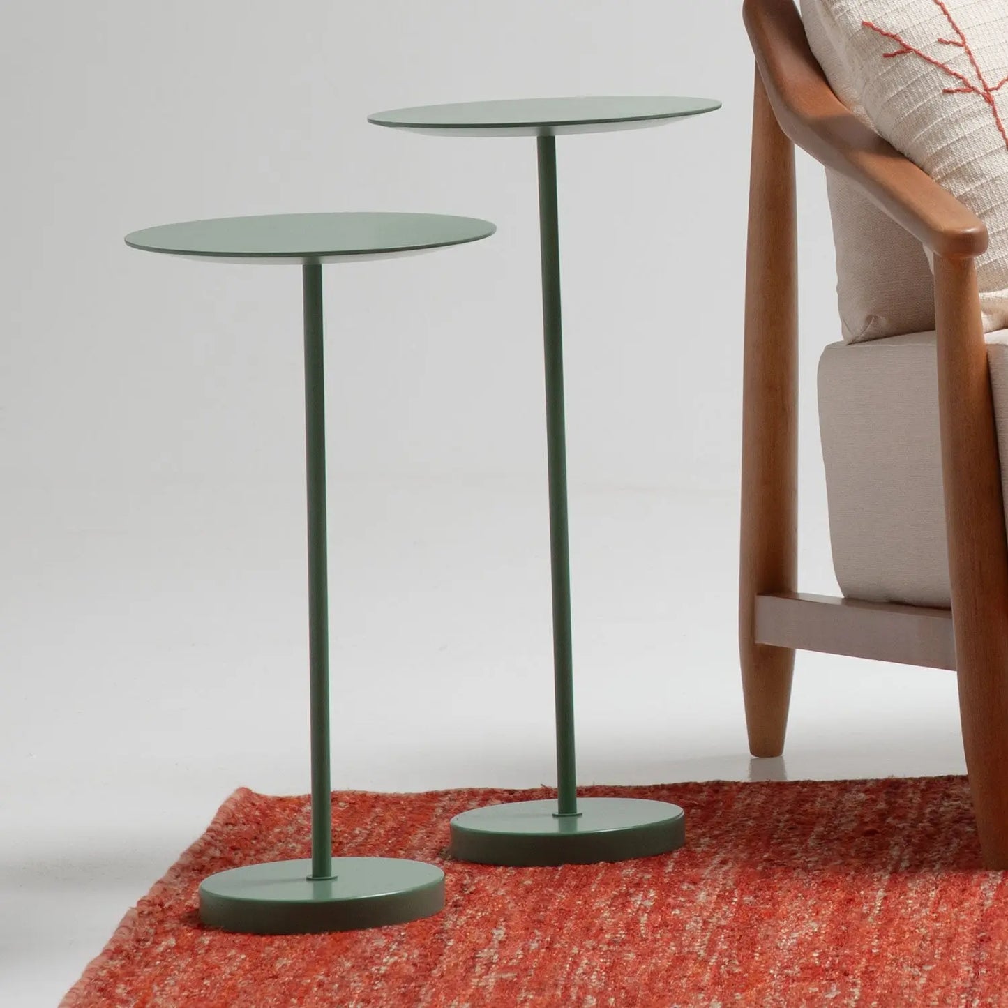 Mesa Lateral Millo 63 cm - Figo Verde