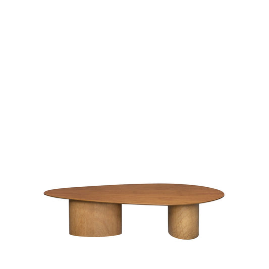 Homedock Mesa de Centro Orgânica Selene Baixa 118 cm Fratter