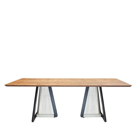 Reembalado - Mesa de Jantar Alston 180 cm - Mel c/ Ébano