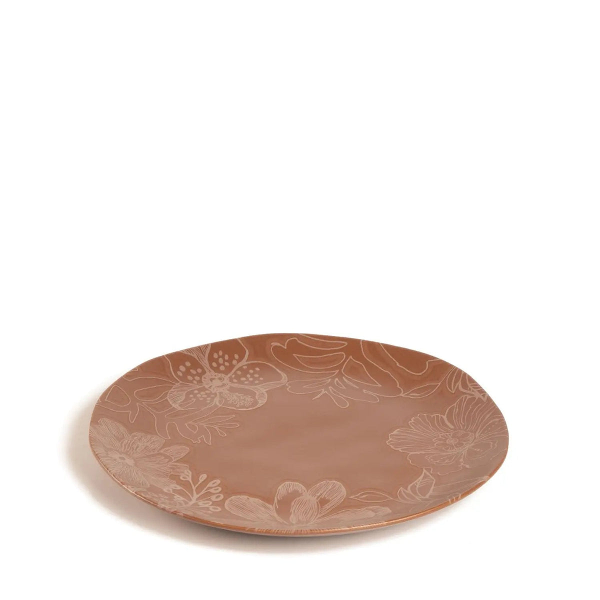 Prato Raso Orgânico Florear - Terracota