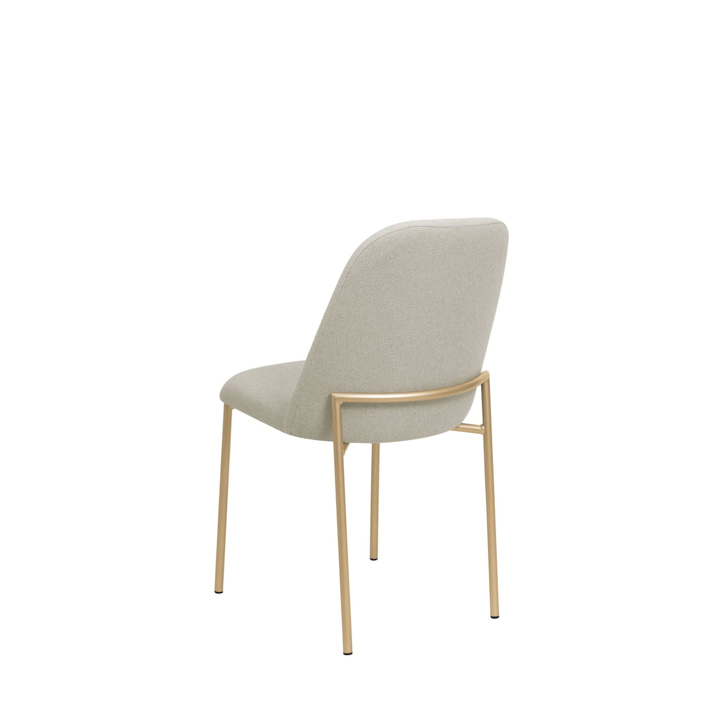 Reembalado - Cadeira Lucille - Dourado c/ Duna Taupe