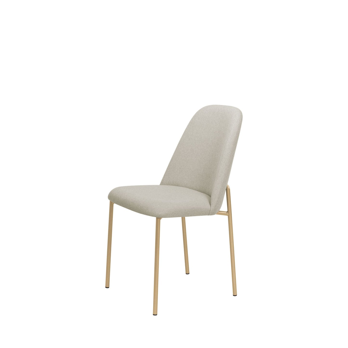 Reembalado - Cadeira Lucille - Dourado c/ Duna Taupe