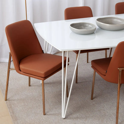 Mesa de Jantar Cerys 219 cm - Branco Fosco