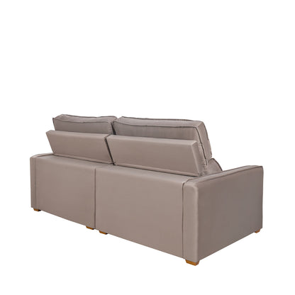 Sofá Retrátil e Reclinável Tucson 192 cm - Veludo Fendi