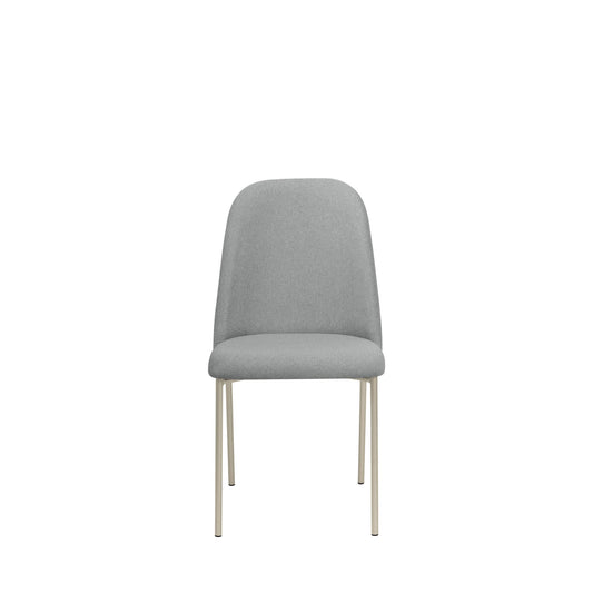 Reembalado - Cadeira Lucille - Champanhe c/ Stone Carbono