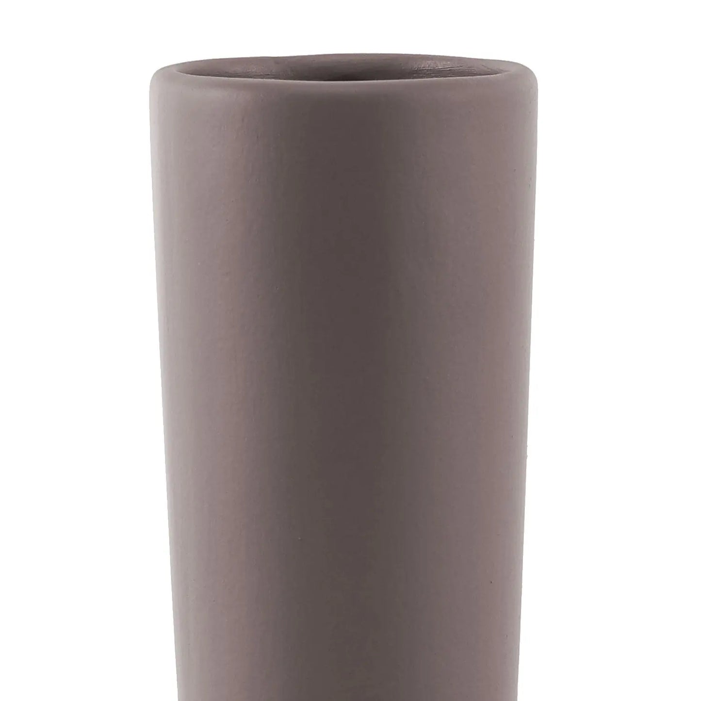 Vaso Decorativo em Cerâmica On Fendi Matte 36 cm