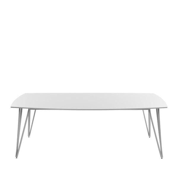 Mesa de Jantar Cerys 219 cm - Branco Fosco