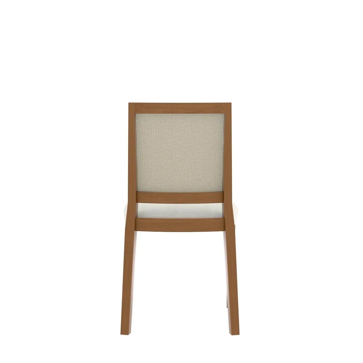 Homedock Cadeira Marla - Linho Off White c/ Natural Carmo
