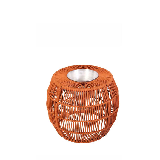 Mesa Balde de Gelo Walker em Corda Náutica 58 cm - Terracota
