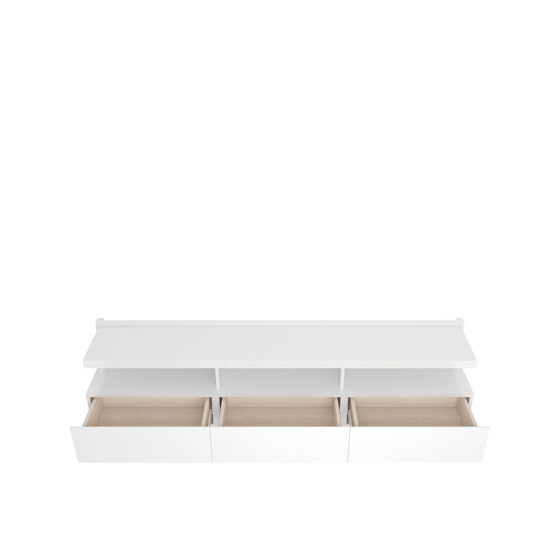 Reembalado - Rack Suspenso Horizon 181 cm - Branco Brilho
