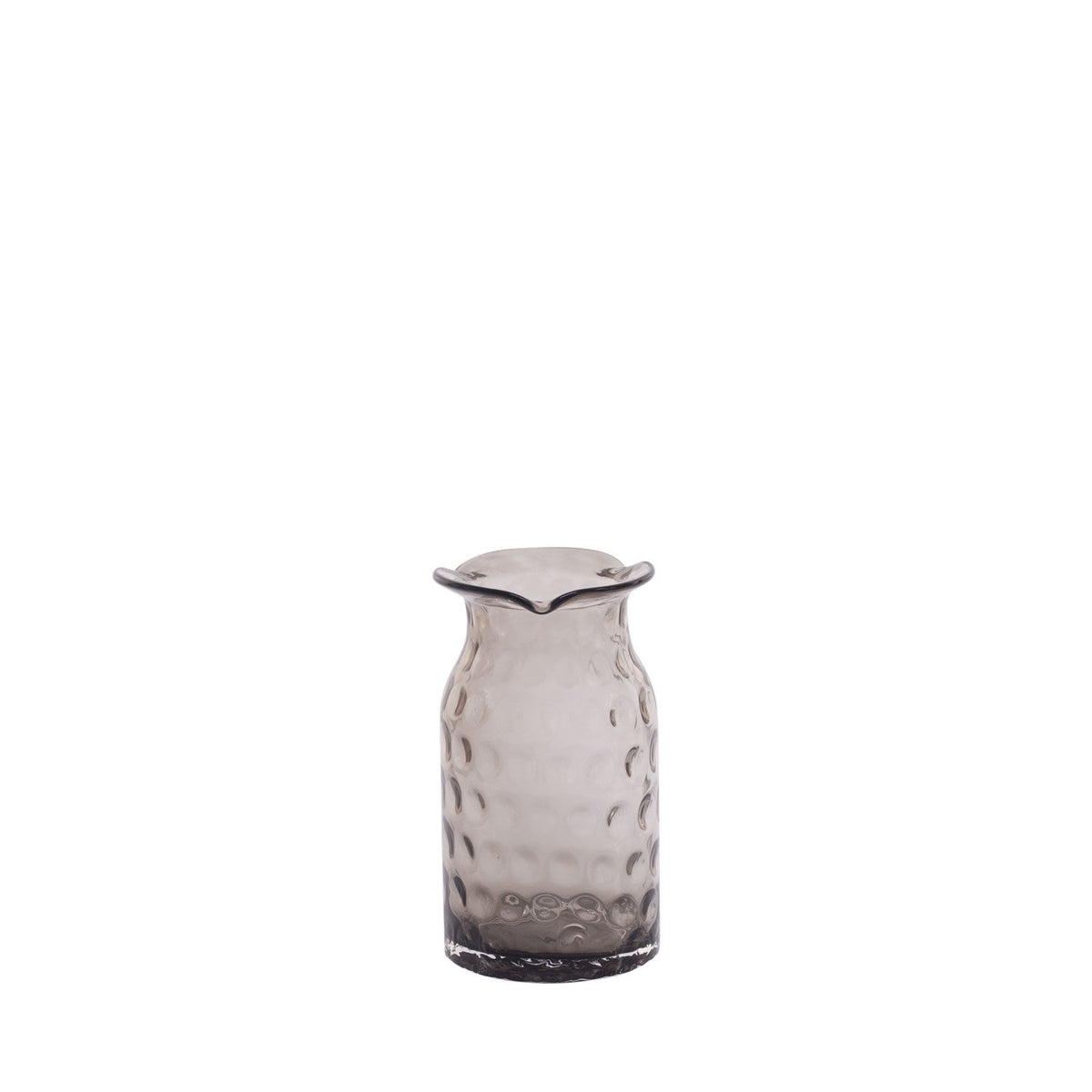 Vaso Decorativo de Vidro Coup Cinza 23 cm