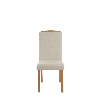 Reembalado - Cadeira Daisy Linho - Off White - Cinamomo