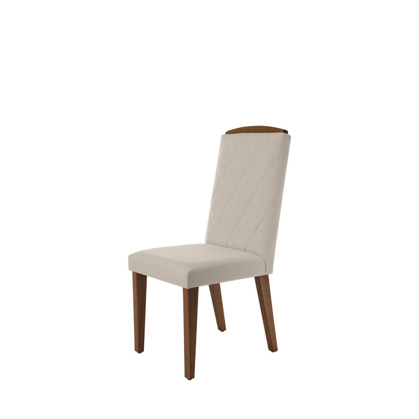 Reembalado - Cadeira Daisy - Natural c/ Linho Off White