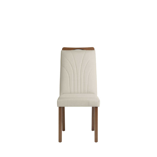 Reembalado – Cadeira Dorothy - Linho - Off White - Natural