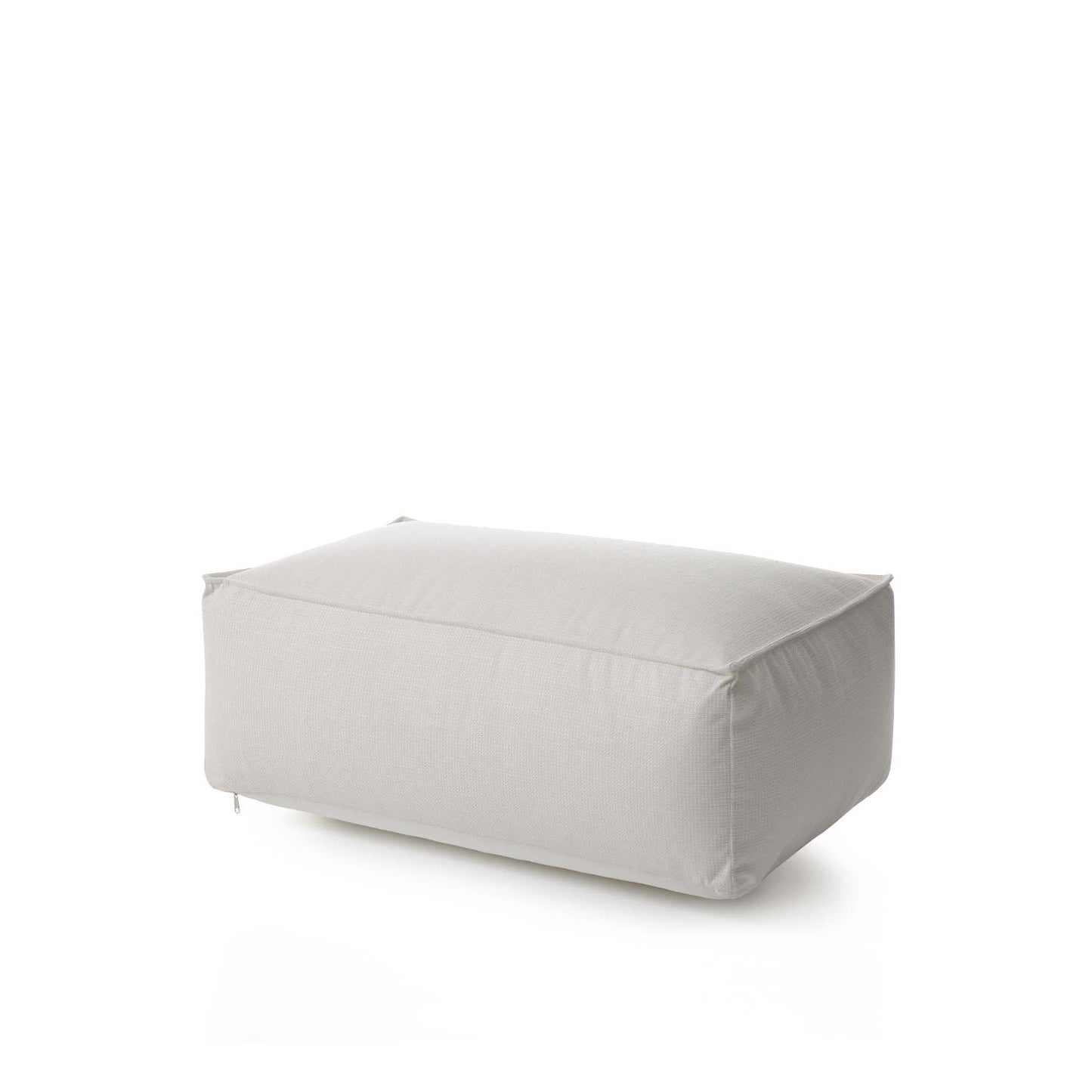 Reembalado - Puff Apoio Retangular Outdoor Railay Off White 90 cm