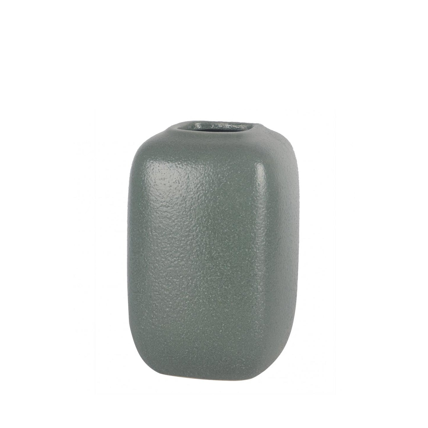 Mostruário - Vaso Decorativo em Cerâmica Benite Cinza 15 cm